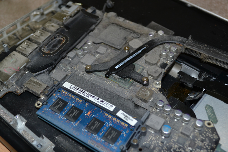 Чистка MacBook Pro A1278